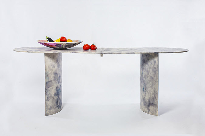 Kueng Caputo, Leather Table, 2014